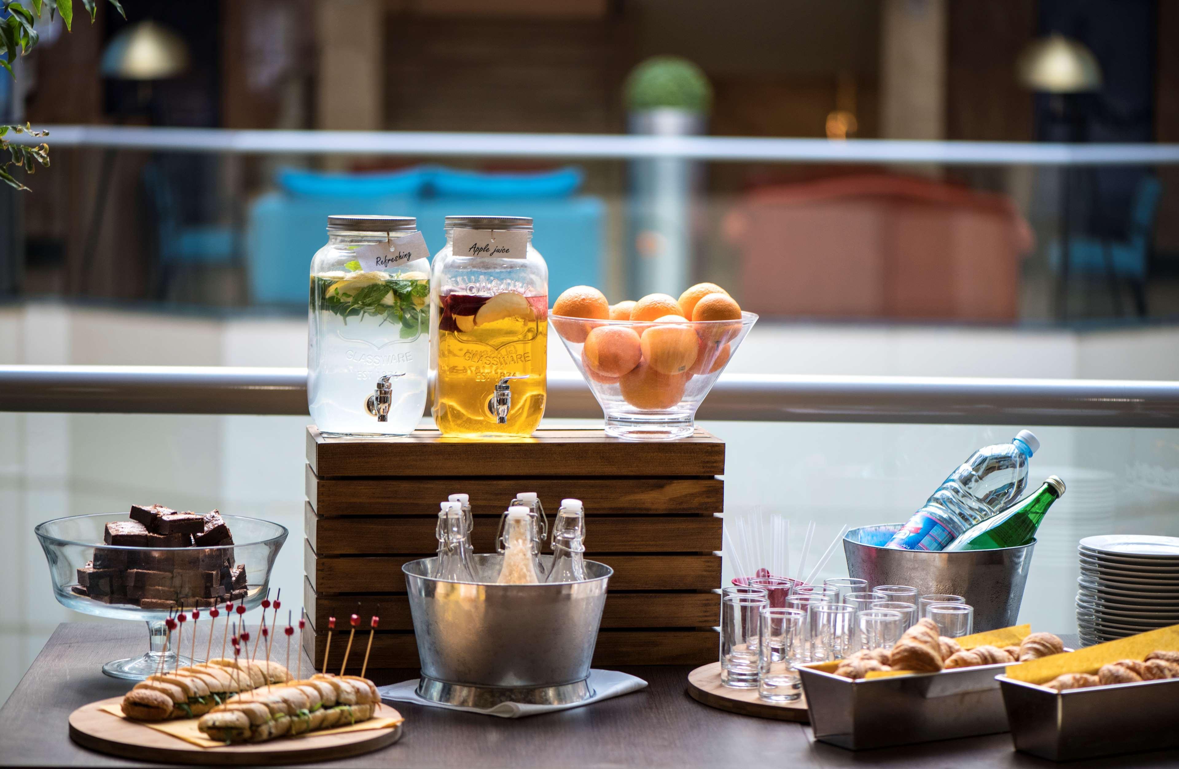 Radisson Blu Hotel, Beirut Verdun Exterior photo A selection of drinks and snacks at a party